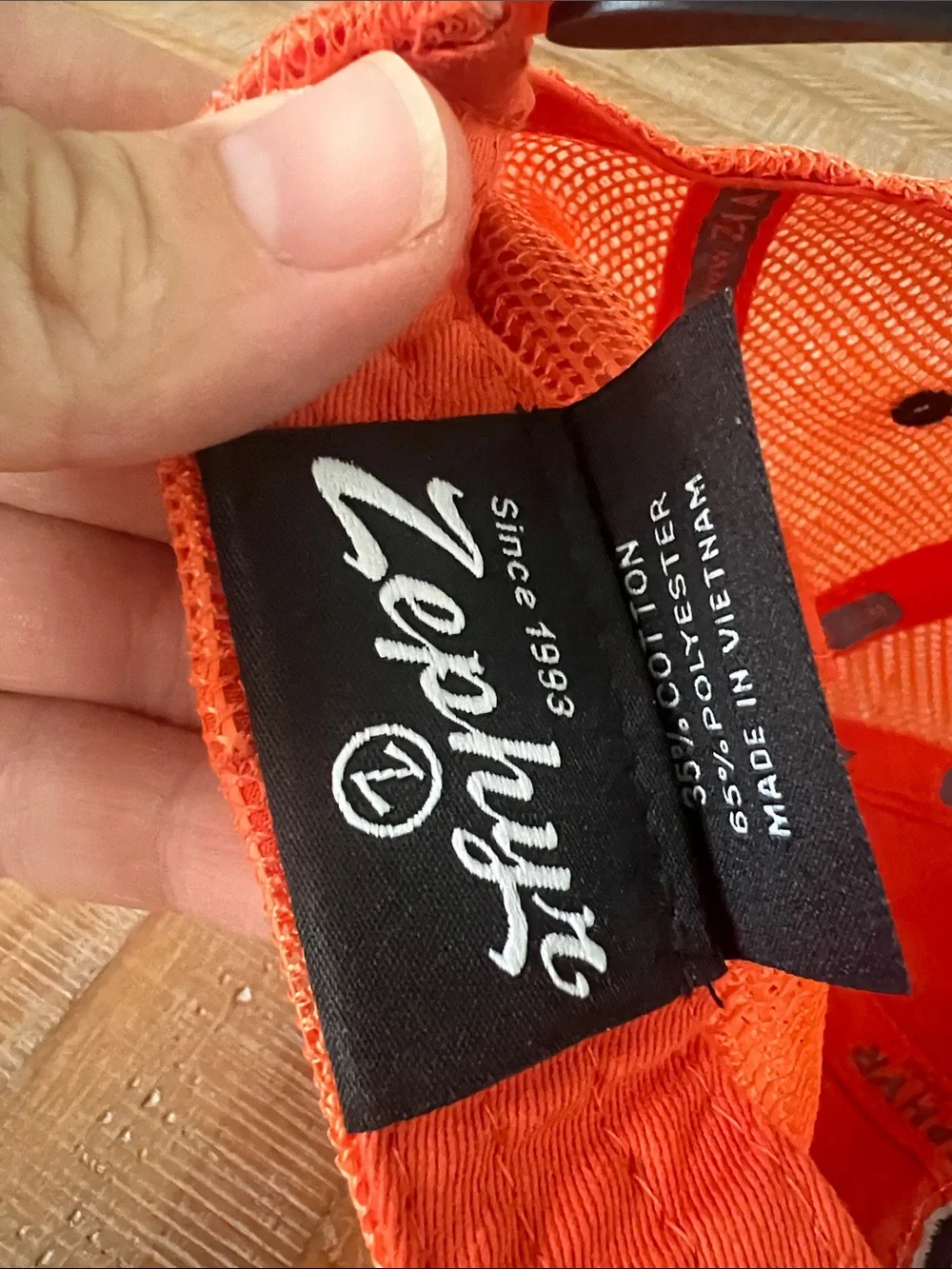 Zephyr bright orange